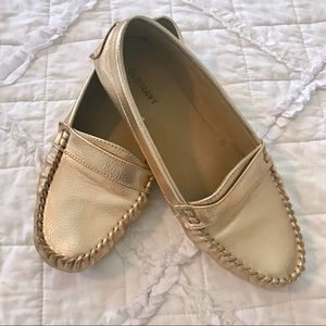 Gold Loafers